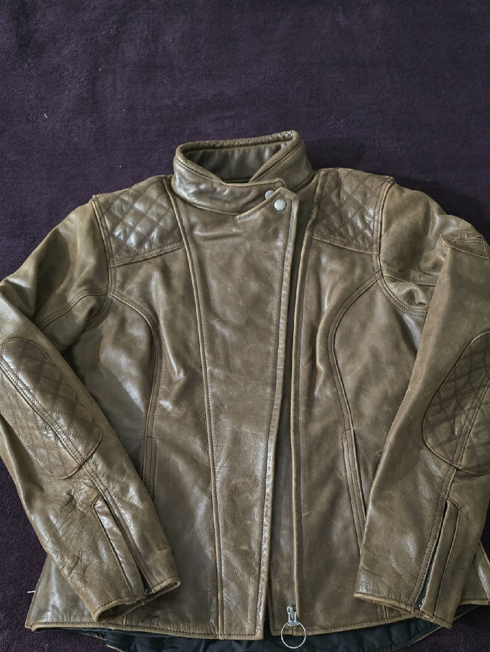Triumph Barbour Leather Jacket